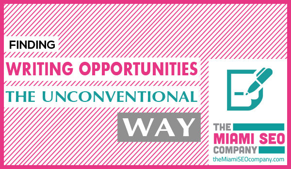 Finding Writing Opportunities The Unconventional Way2